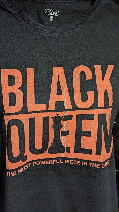 "Black Queen" T-Shirt & Earrings