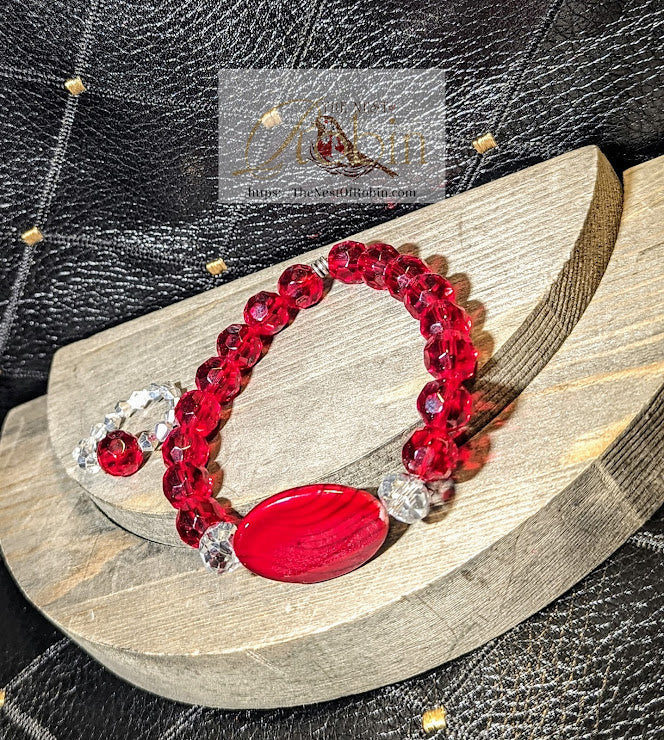 Ms. Ruby Bracelet & Ring Set