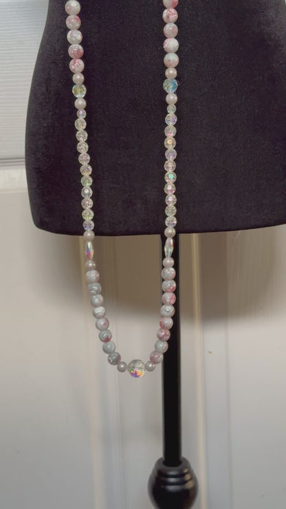 “Petal Grace” Necklace, Earrings, and Floral Brooch Set
