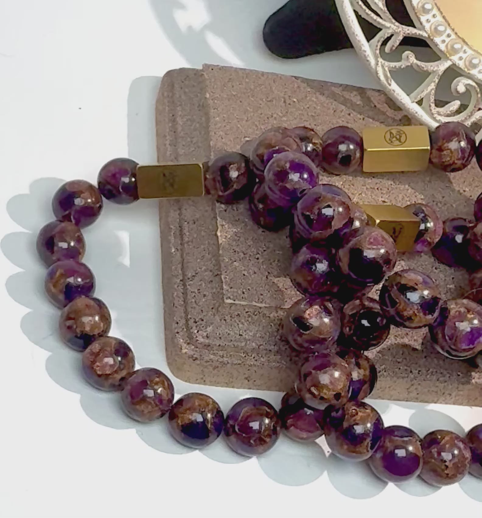 “ Royalty” Genuine Stone Bracelet