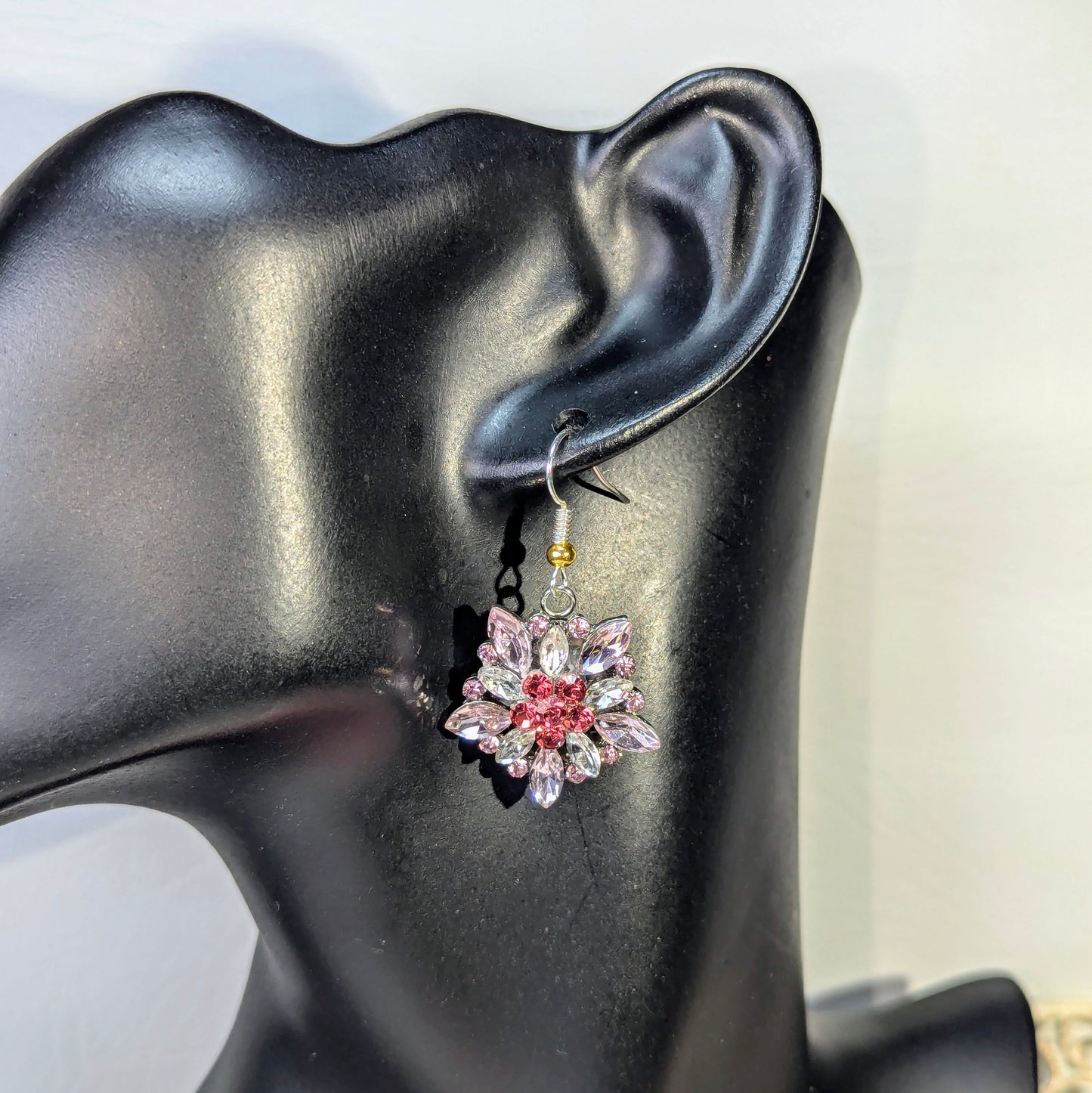 "Pollie" Floral Brooch & Earrings Set