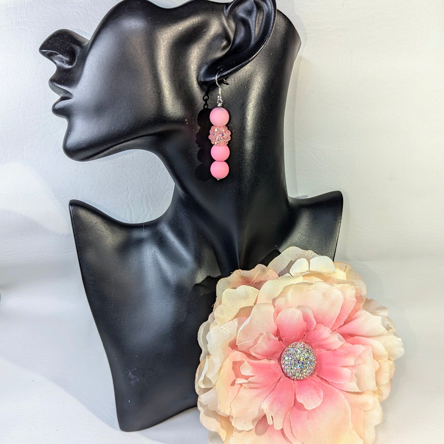 "Cotton Candy" Brooch & Earrings Set