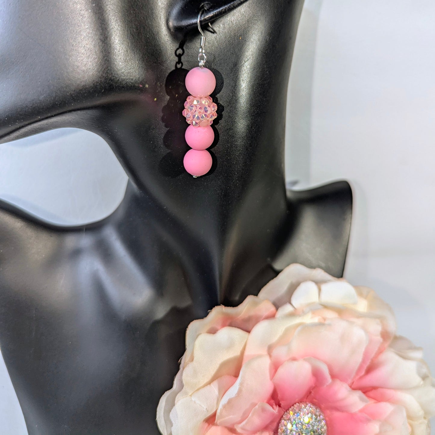 "Cotton Candy" Brooch & Earrings Set